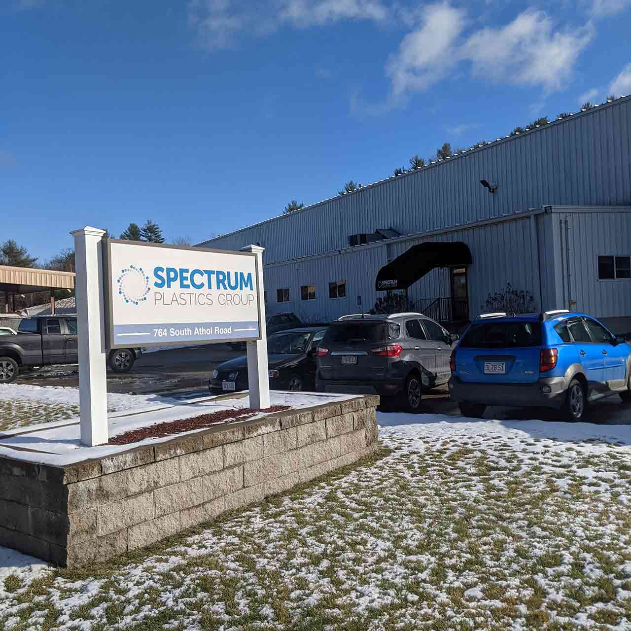 An exterior view of SPG's Athol, MA location 