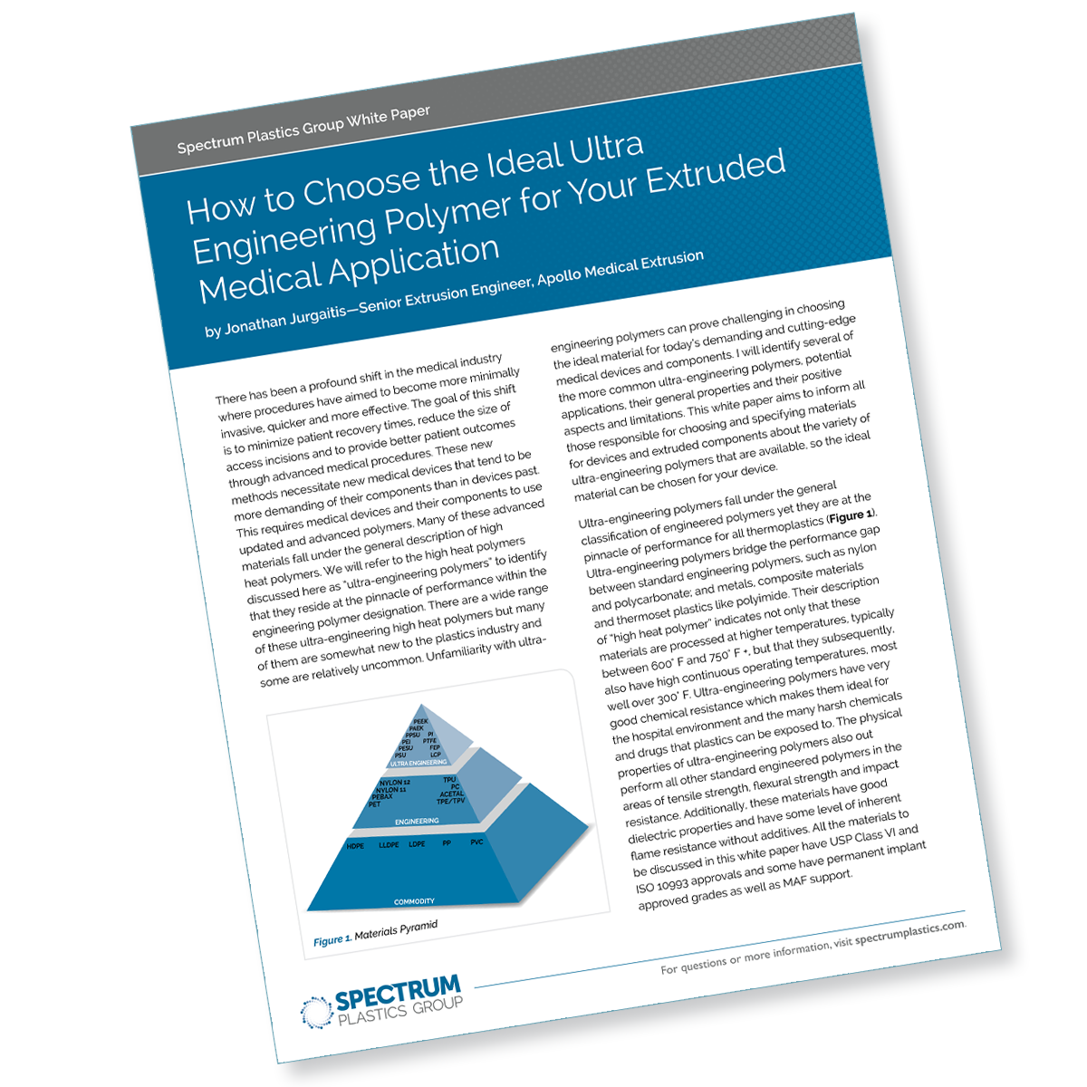 Download our white paper on choosing the ideal ultra polymer
