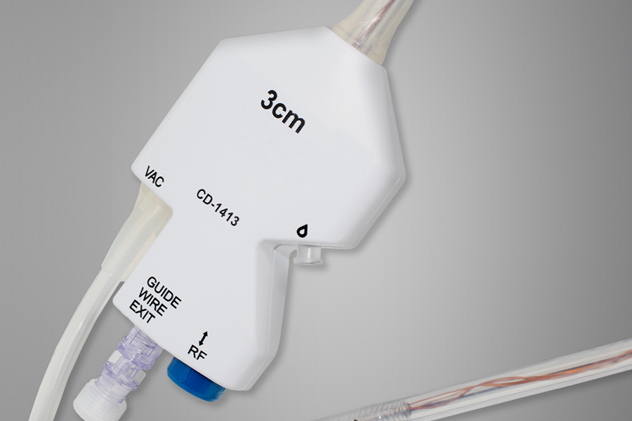 A complex catheter manufactured by SPG