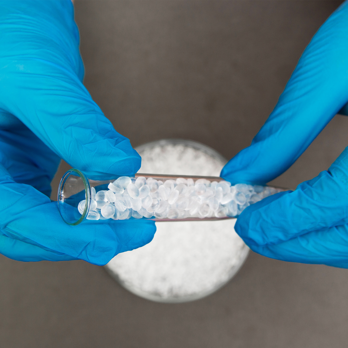 A Spectrum Plastics Group material scientist creating materials for medical devices