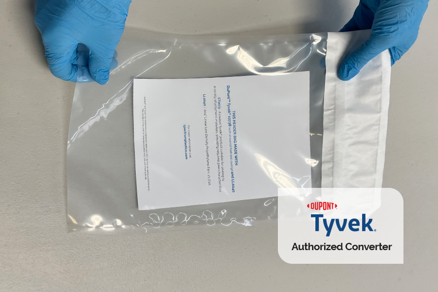 Header Bags Made With DuPont™ Tyvek®