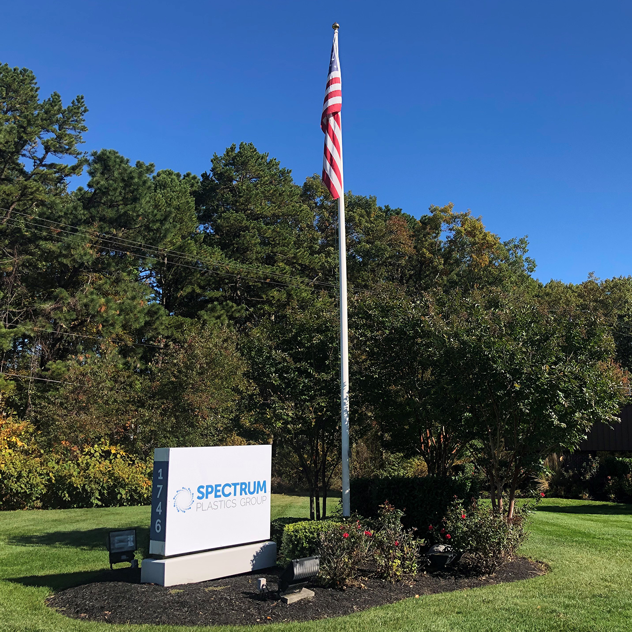 A view of Spectrum Plastics Group's Jersey-Shore location