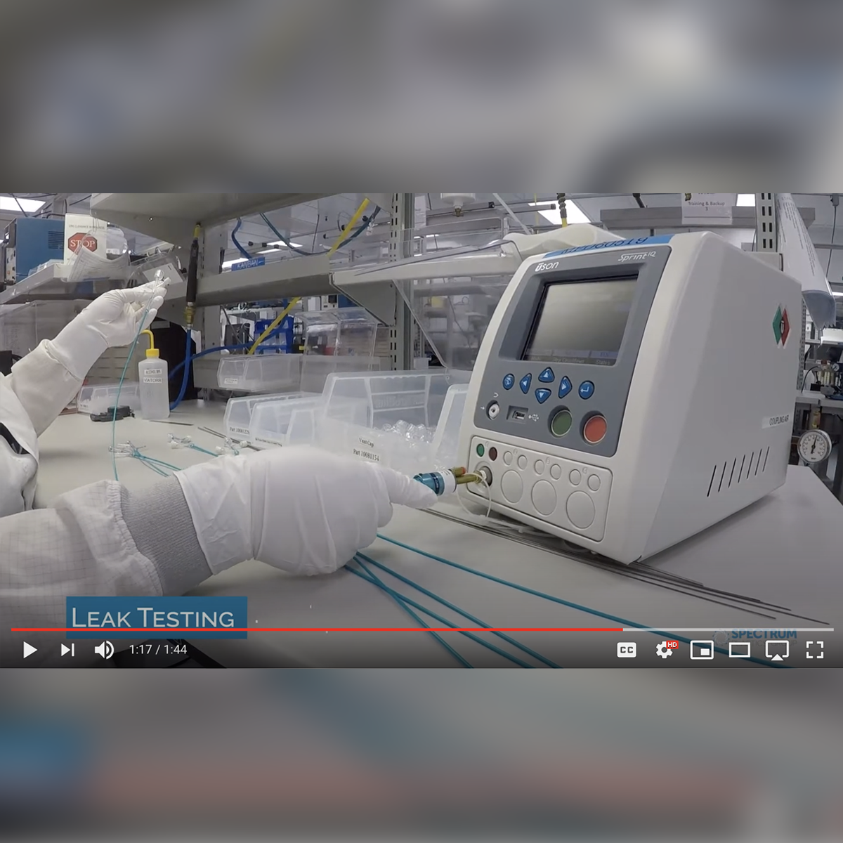 Spectrum Plastic Group's catheter manufacturing process