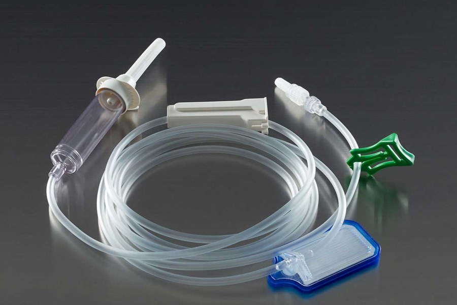 A fluid management tube set by SPG