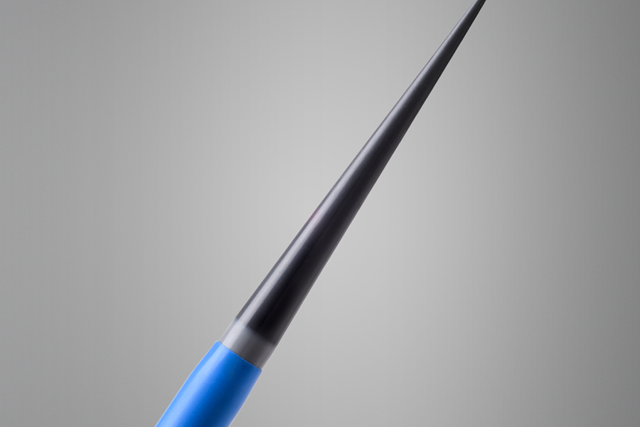 A blue dilator manufactured by SPG