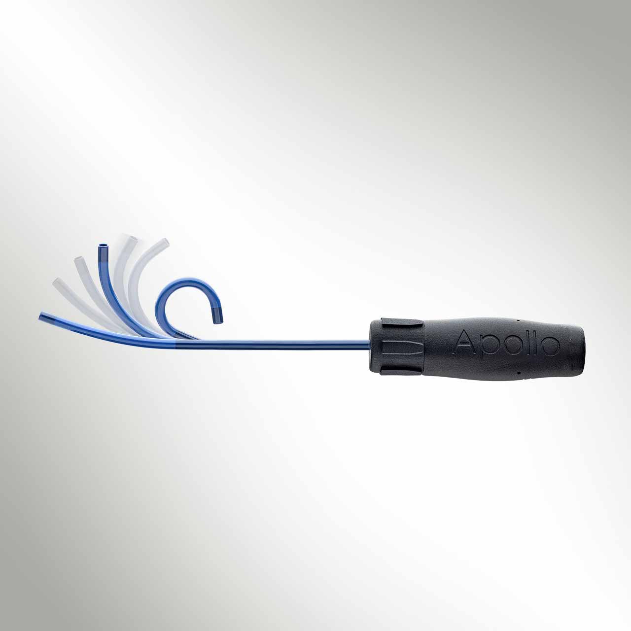 An image of a steerable catheter with handle